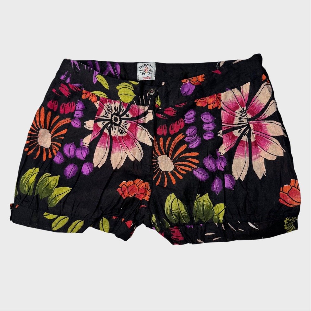 Love Tree Vibrant Floral High Waist Women's Shorts